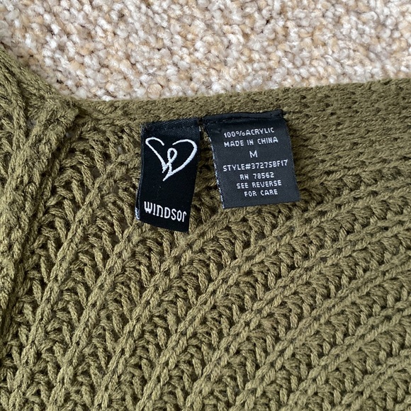 Windsor Oversized Waffle Knit Poncho - Picture 8 of 11